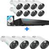 REOLINK 12MP PoE Security Camera System, 12pcs 12MP IP Security Cameras H.265 Wired, Two-Way Talk, Color Night Vision, Person Vehicle Pet Detection, 16CH NVR 4TB HDD, RLK16-1200B8-A Bundle view 1