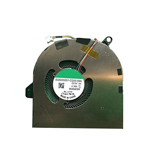 Laptop CPU Fan for DELL XPS 15 9500 DC28000ORSL 0DJH35 DJH35 EG50050S1-CG00-S9A DC5V 0.38A New