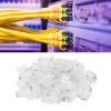 NDNCZDHC 100Pcs Network Crystal Heads Gold Plated Strong Toughness Cable Connectors Plug Terminals view 3