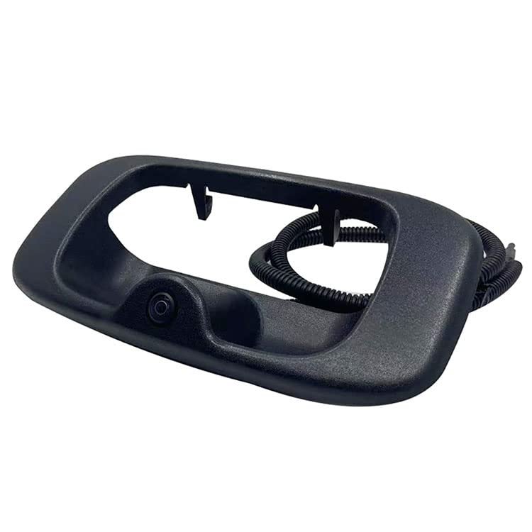 170 Degree Tailgate Handle Camera Liftgate Latch Handle Camera Car Rear View Reverse Backup Pickup Parking Camera Waterproof Night Vision for Chevrolet Silverado GMC Sierra 1999-2007