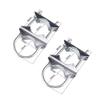 Sactulaz Double U-Bolt Clamp Bracket for Starlink Antenna Mount Pole Adapter Rv Ladder Rail Mount,Universal Yagi/WiFi/DivecTv/Lora/CB Ham Antenna mast Parasol Pipe Rail Mounting Kits,2PCS view 3
