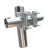 Sactulaz Double U-Bolt Clamp Bracket for Starlink Antenna Mount Pole Adapter Rv Ladder Rail Mount,Universal Yagi/WiFi/DivecTv/Lora/CB Ham Antenna mast Parasol Pipe Rail Mounting Kits,2PCS view 4