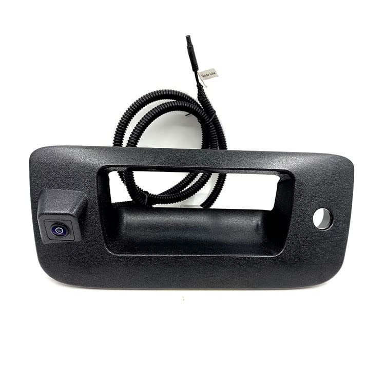 170 Degree Tailgate Handle Liftgate Latch Handle Camera Car Rear View Reverse Backup Pickup Parking Camera for 2007-2013 Chevrolet GMC Sierra 1500, 2007-2014 Chevrolet GMC Sierra 2500 3500