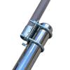Sactulaz Antenna Mast Pipe Mount Works with Starlink Pipe Adapter and FlagPole Mounting kit,Universal Antenna Steel Pole Mount V-Clamp Bracket Roof Pole Mounting Base view 2