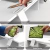 Simple Houseware Desk Dual Monitor Stand Riser with Drawer, White view 4