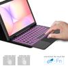7 Color Backlit Keyboard Case for Samsung Galaxy Tab S10 Lite/S9 FE/S10 FE 5G 10.9 inch/Tab S9 11 inch with S Pen Holder - Slim Stand Cover Detachable Wireless Bluetooth Keyboard with Smart Touchpad view 4