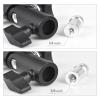 Camnoon Camera Flash Mount Speedlite Swivel Bracket Flash Stand Bracket with Cold Shoe Mount 1/4 Inch & 3/8 Inch Screw Hole Umbrella Mount Holder Flash Light Accessories view 4
