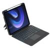 QYiiD Keyboard Case for Xiaomi-Mi-Pad-6 / MiPad-6-Pro 11 inch 2023, Silicone+ABS Case, Magnetic Detachable Kickstand Case with Bluetooth Backlit Trackpad Keyboard with Pencil Holder view 1