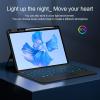 QYiiD Keyboard Case for Xiaomi-Mi-Pad-6 / MiPad-6-Pro 11 inch 2023, Silicone+ABS Case, Magnetic Detachable Kickstand Case with Bluetooth Backlit Trackpad Keyboard with Pencil Holder view 3