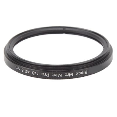 Black Diffusion 1/8 Filter Mist Cinematic Effect Lens Filter, Black Mist Diffusion Lens Filter for Video Portrait Still Life Scenery, Double Sided 18 Layer Coatin (40.5MM)