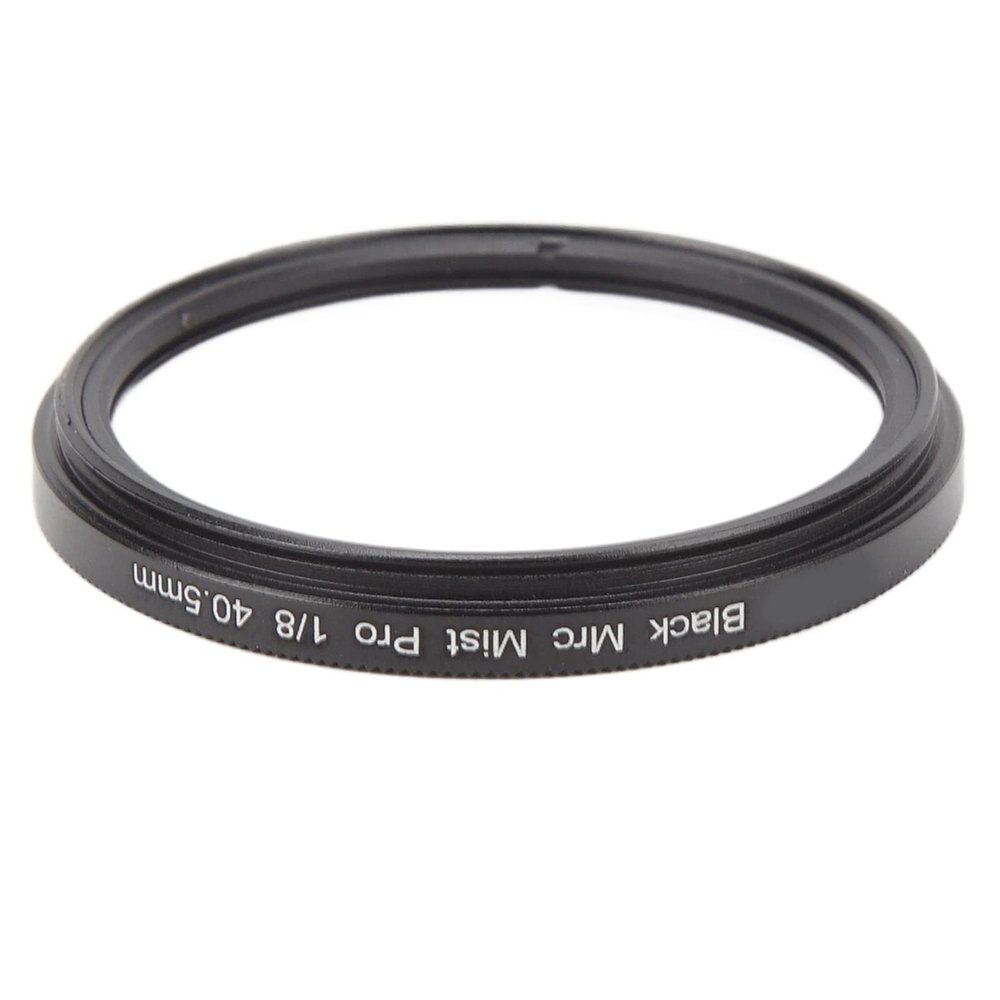 Black Diffusion 1/8 Filter Mist Cinematic Effect Lens Filter, Black Mist Diffusion Lens Filter for Video Portrait Still Life Scenery, Double Sided 18 Layer Coatin (40.5MM)