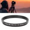 Black Diffusion 1/8 Filter Mist Cinematic Effect Lens Filter, Black Mist Diffusion Lens Filter for Video Portrait Still Life Scenery, Double Sided 18 Layer Coatin (40.5MM) view 2