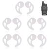 5pairs Silicone Fin Earmold Replacement Earbud Tips, Silicone Fin Ear Mold for Two Way Radio Earpiece Replacement Earmold Earbud Tips Earphone Accessories Eartips Adapters for in Ear Earphones(S) view 1