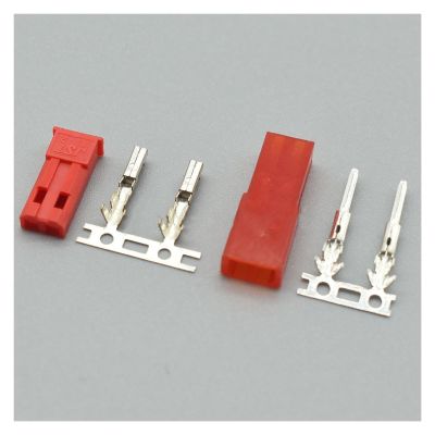 10-100 Set 2.54mm JST SYP 2-Pin Female Male Red Black White Plug Housing Crimp Terminal Connector Kit (Color : Blue,Red, Size : 10Sets)