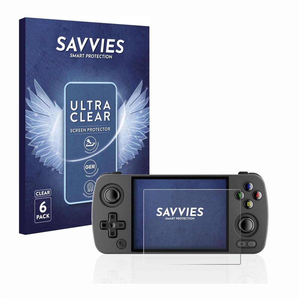 savvies Screen Protector compatible with Anbernic RG405M Protection Film Clear 6-Pack