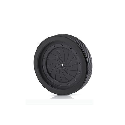 1.5-26mm Adjustable Diaphragm Iris Adapter Ring M30 to M37 Camera Lens Module Adapter Ring - Black