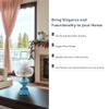 Light of Mine - Princess Feather Oil Lamp Replacement Kit Including 10" Blue Floral Shade and 10" Round Tripod view 4