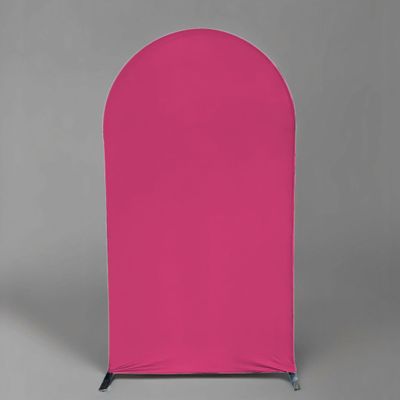 Pink Chiara Backdrop Cover for Baby Shower Birthday Party Wedding Girl Decoration Arch Backdrop Cover Background Cloth Photography (35x78''(89x198cm),GX-1287)