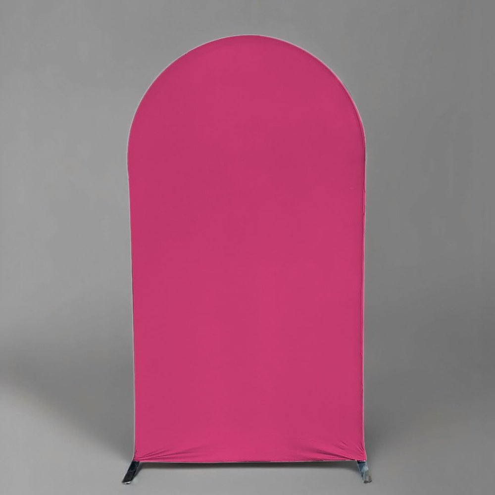 Pink Chiara Backdrop Cover for Baby Shower Birthday Party Wedding Girl Decoration Arch Backdrop Cover Background Cloth Photography (35x78''(89x198cm),GX-1287)