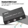 Sanpyl Sharing Switcher Box, 2/4 Port USB 2.0 Manual Sharing Switch Switcher Box for PC Printer Scanner (2 Port Manual) view 2