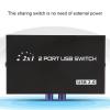 Sanpyl Sharing Switcher Box, 2/4 Port USB 2.0 Manual Sharing Switch Switcher Box for PC Printer Scanner (2 Port Manual) view 4