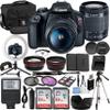 Canon Rebel T7 Vlogger Kit:EF-S 18-55mm is II Lens,64GB Memory Card,Ring Light,Spider Tripod,3 Piece Filter Kit,Gadget Bag,Remote Shutter,USB Card Reader & Cleaning Kit (Renewed) view 1