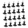 20 Sets Cabinet Handle Head Drawer Handle Black Door Knob Modern Knobs Gold Knobs Chinese Decor Brass Decor Brass Knob Round Dresser Door Knobs Stainless Steel Accessories Wardrobe view 1