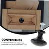20 Sets Cabinet Handle Head Drawer Handle Black Door Knob Modern Knobs Gold Knobs Chinese Decor Brass Decor Brass Knob Round Dresser Door Knobs Stainless Steel Accessories Wardrobe view 2