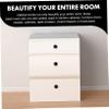 20 Sets Cabinet Handle Head Drawer Handle Black Door Knob Modern Knobs Gold Knobs Chinese Decor Brass Decor Brass Knob Round Dresser Door Knobs Stainless Steel Accessories Wardrobe view 3