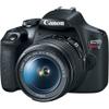 Canon EOS Rebel T7 DSLR Camera with 18-55mm+500mm f/8.0 Telephoto Lens+case+128Memory Cards (24PC) (Renewed) view 2