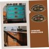 DOITOOL 78 * 43mm Alloy Panel Drawer Handles Set 5pcs Chic Vintage Style Pulls for Wooden Case Furniture Jewelry Box view 3