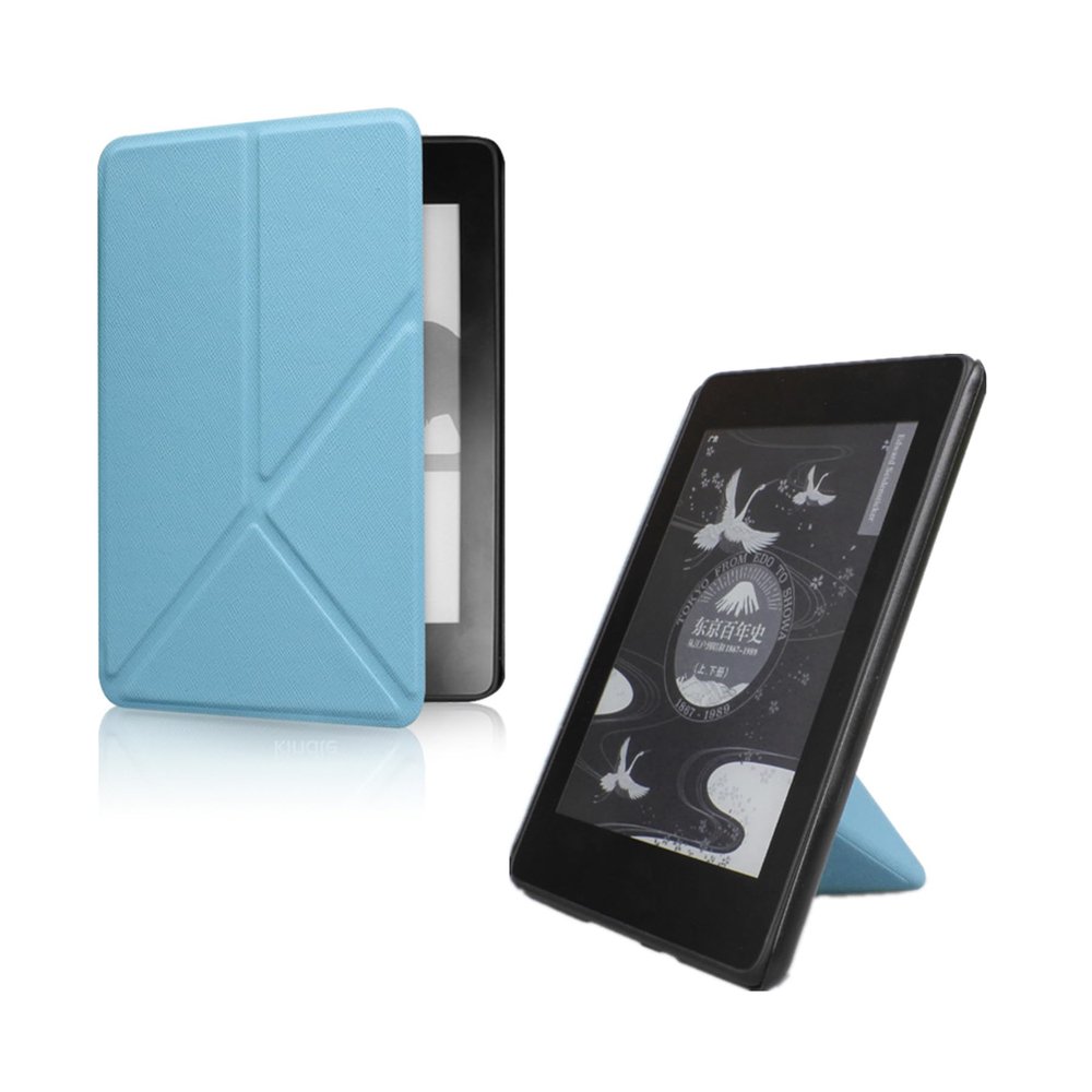 Case for 6" Kindle Paperwhite 5th/6th/7th Generation (2012/2013/2015 Release, Model: EY21 & DP75SDI)-Slim PU Leather Smart Cover with Foldable Stand and Auto Sleep Wake