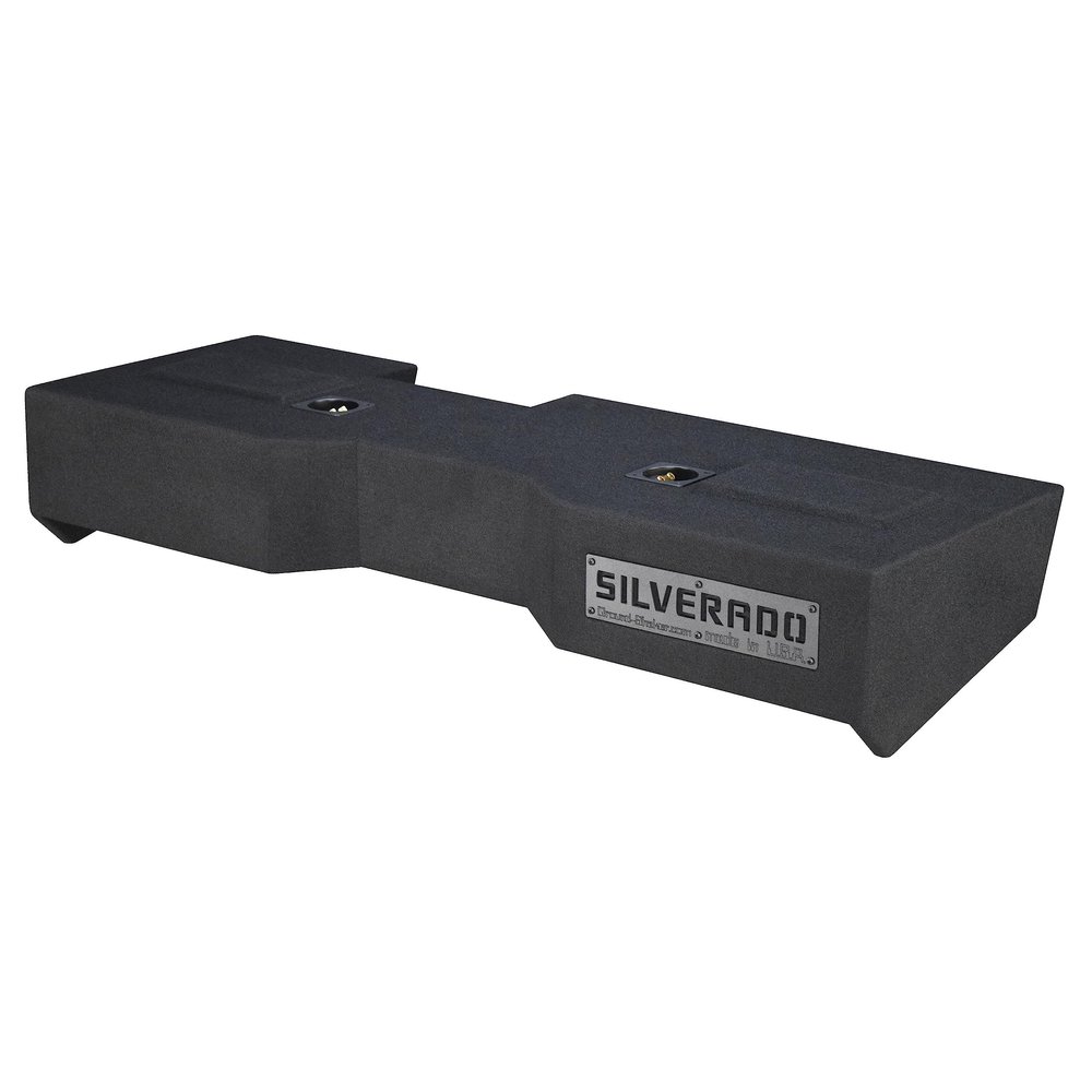 Silverado Crew Cab Sub 2014-2018 Box for JL Audio TW3 12" Dual Subwoofer Enclosure Speaker Box Ground Shaker Speaker Box Stereo Subwoofer Box Enclosure Car Audio Home Audio Ground-Shaker