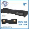 Sierra Crew-Cab 2014-2018 8" Dual Sub Box Dual 8" Sub Woofer Enclosure Black view 2