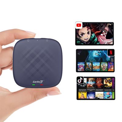 CarlinKit CarPlay Ai Box Magic Box Android 13.0 System Wireless CarPlay Adapter Android Auto Support Netflix YouTube Google GPS+Glonass 4GNetwork.for iPhone & Android Phone,Wired to Wireless,8GB+128GB