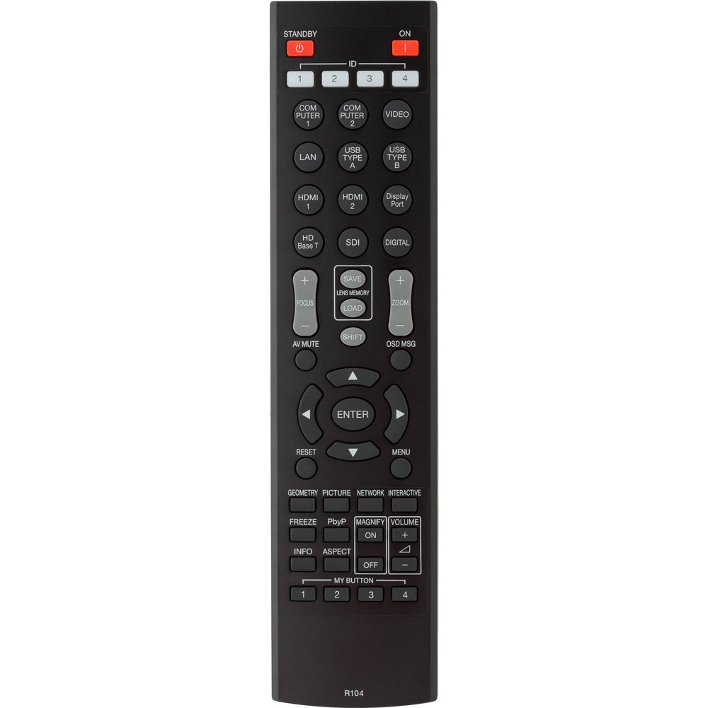 INTECHING HL02806 Projector Remote Control for Hitachi LP-WU9100B, Maxell MP-WU8101B, MP-WU8101W, MP-WU8701B, MP-WU8701W, MP-WU8801B, MP-WU8801W, MP-WU9101B