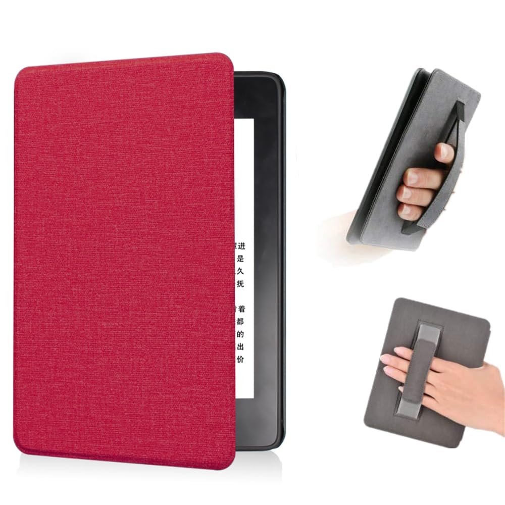 Case for 6" Kindle Paperwhite 5th/6th/7th Generation (2012-2015 Release, Model EY21 & DP75SDI), Slim Lightweight Durable Fabric Cover with Hand Strap and Auto Sleep/Wake
