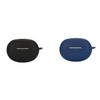 2 Pack DAYJOY Soft Silicone Protective Case Cover Compatible with Realme Buds Air 5 Pro Earbuds, Protective Skin Sleeve with Carabiner (Black+Blue) view 1