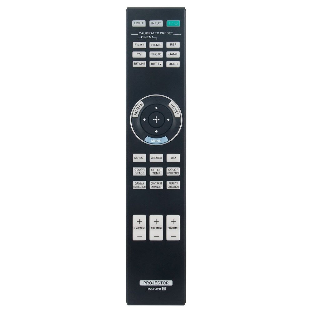 New RM-PJ28 Replace Remote Compatible with Sony Projector VPL-HW65 VPL-XW5000ES VPL-VW295ES
