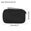 MECCANIXITY Electronic Organizer Case Travel Cable Organizer Bag Double Layer Waterproof Pouch Carry Case for Cable, Cord, Charger, Black, 210x125x60mm view 2