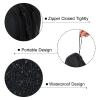MECCANIXITY Electronic Organizer Case Travel Cable Organizer Bag Double Layer Waterproof Pouch Carry Case for Cable, Cord, Charger, Black, 210x125x60mm view 4