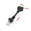 YSJJZRL 10cm RJ45 Male/Female to 4-Screw Terminal Female Converter Adapter for Cat 5 (RJ45 Female) view 2