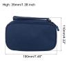 MECCANIXITY Electronic Organizer Case Travel Cable Organizer Bag Single Layer Waterproof Pouch Carry Case for Cable, Cord, Charger, Navy, 190x110x35mm view 2