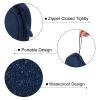 MECCANIXITY Electronic Organizer Case Travel Cable Organizer Bag Single Layer Waterproof Pouch Carry Case for Cable, Cord, Charger, Navy, 190x110x35mm view 4