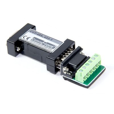 Industrial RS232 to RS485/RS422 Adapter, Port-Powered, Built-in Selectable 120-Ohm Terminator, 600W Surge and 15kV ESD Protection