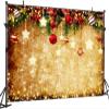 DHXXSC 8X6FT Golden Christmas Backdrop Twinkling Stars Children Pictures Photography Backdrop New Year Party Decoration Background DH-805 view 2