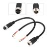 4 Cores Connector Converter Cable, AV Audio Video Output Cable Replacement, Portable Adapter Cable Wire for Car Connection, 20cm / 7.87inch view 3