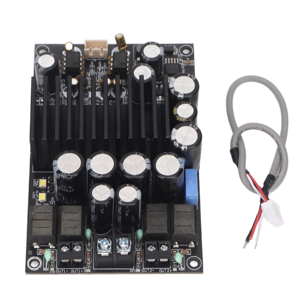 UPQRSG Amplifier Module, HiFi Digital Power Amplifier Board with 2 VRMS Analog Input Interface, 2.0 Channel Low Distortion 600W TPA3255 Class D Stereo Sound Amplifier Board