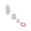 YSJJZRL 4 Pcs/Sets RJ45 Waterproof Connector Cap Cover for Outdoor Network IP Camera CCTV Pigtail Cable (White,50 Sets) view 1