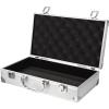 Toyvian Aluminum Briefcase Hard Case with DIY Customizable Foam Insert for Test Instruments Cameras Tools Parts and Accessories Equipment Supplies Makeup Tools view 1